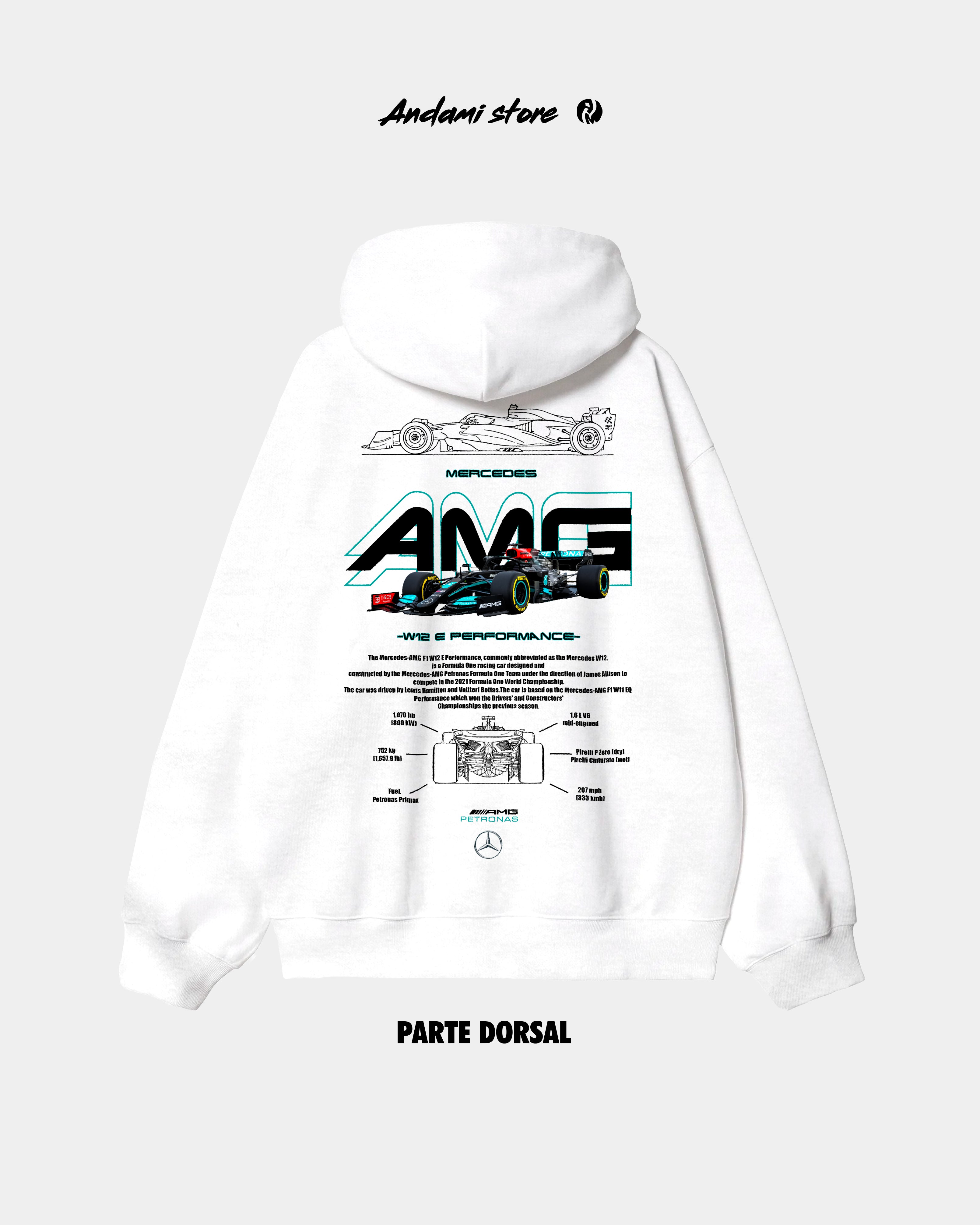 Mercedes AMG w12-e - Hoodie