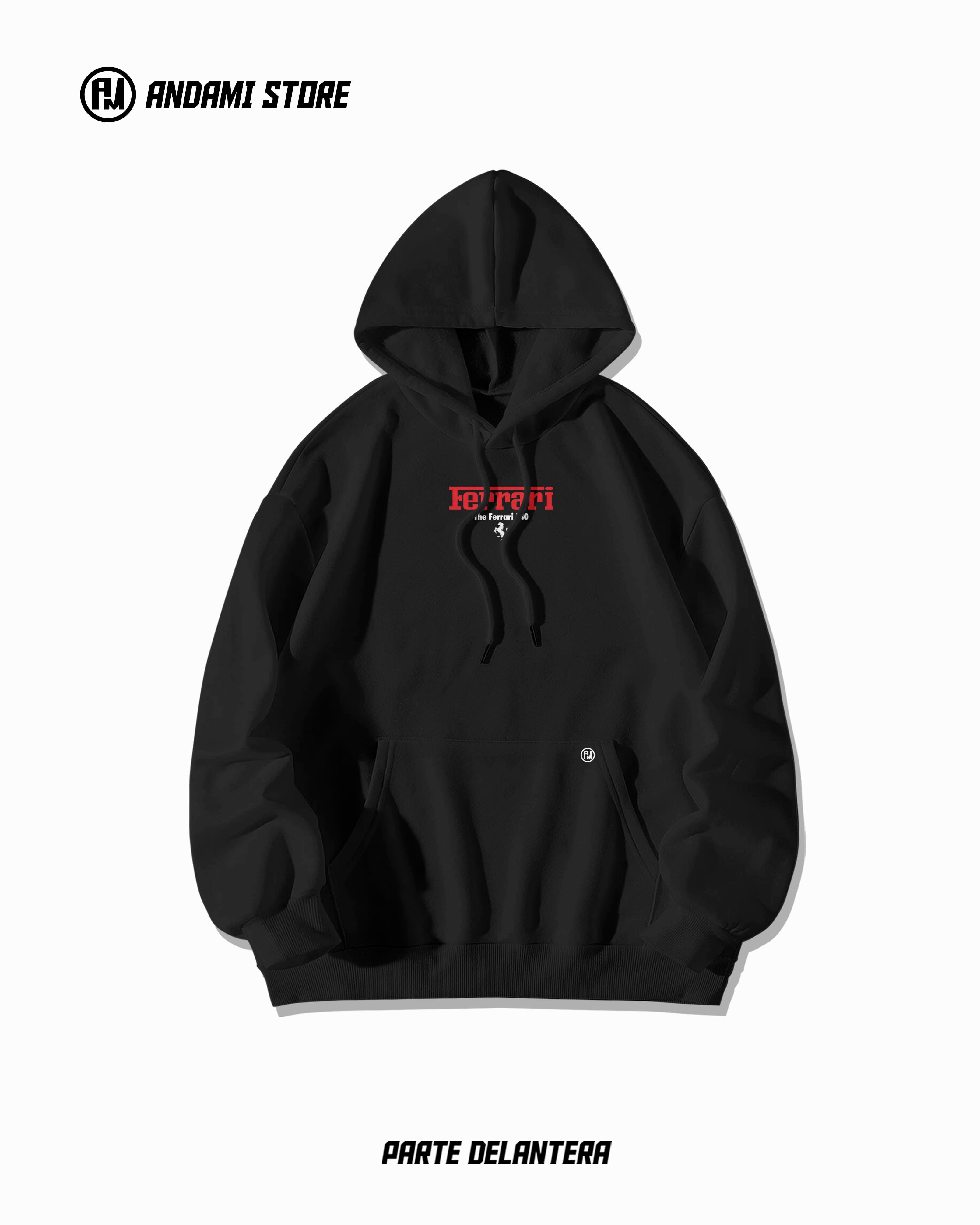 Hoodie Ferrari F40 regular fit