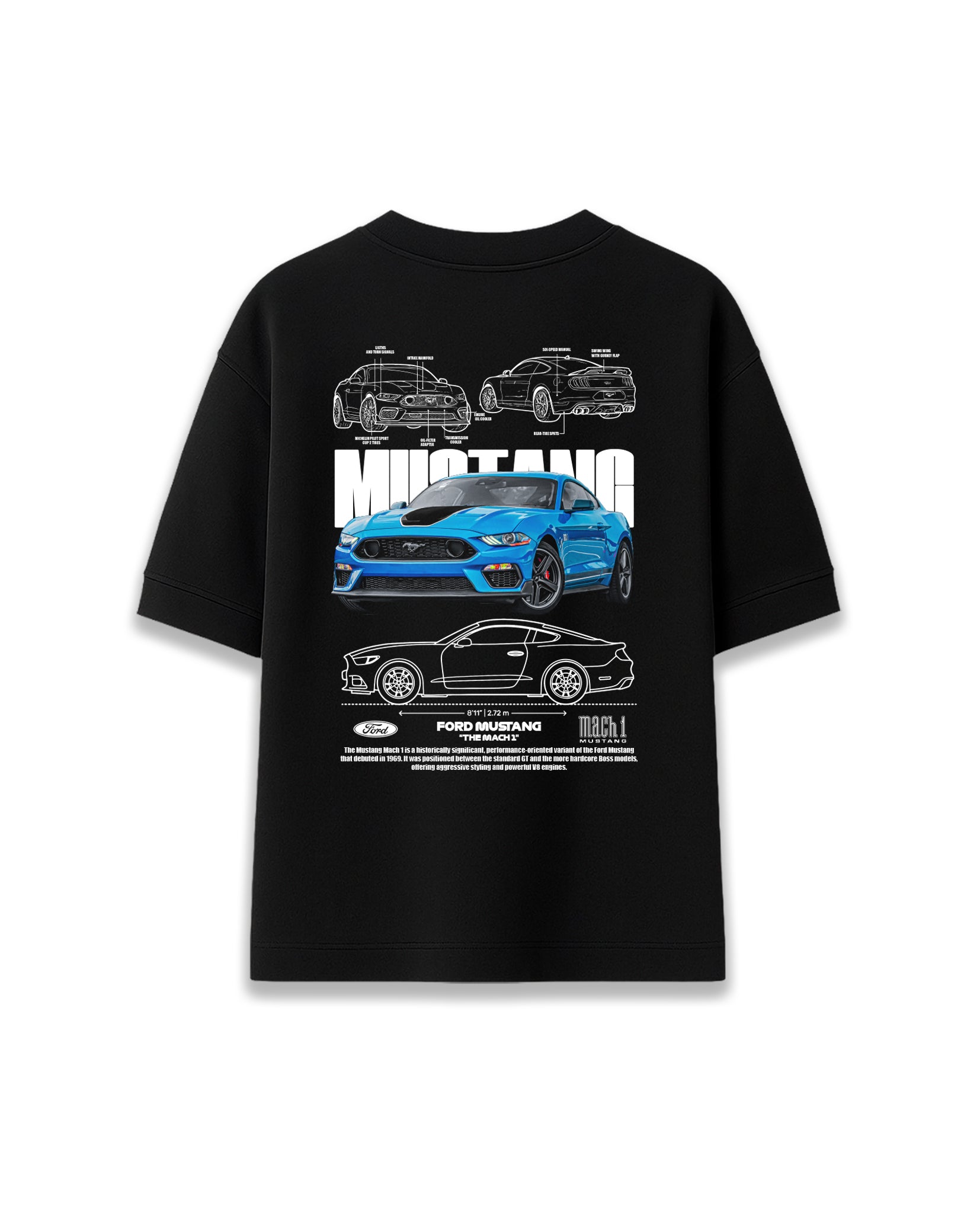 MUSTANG MACH 1 - CAMISETA