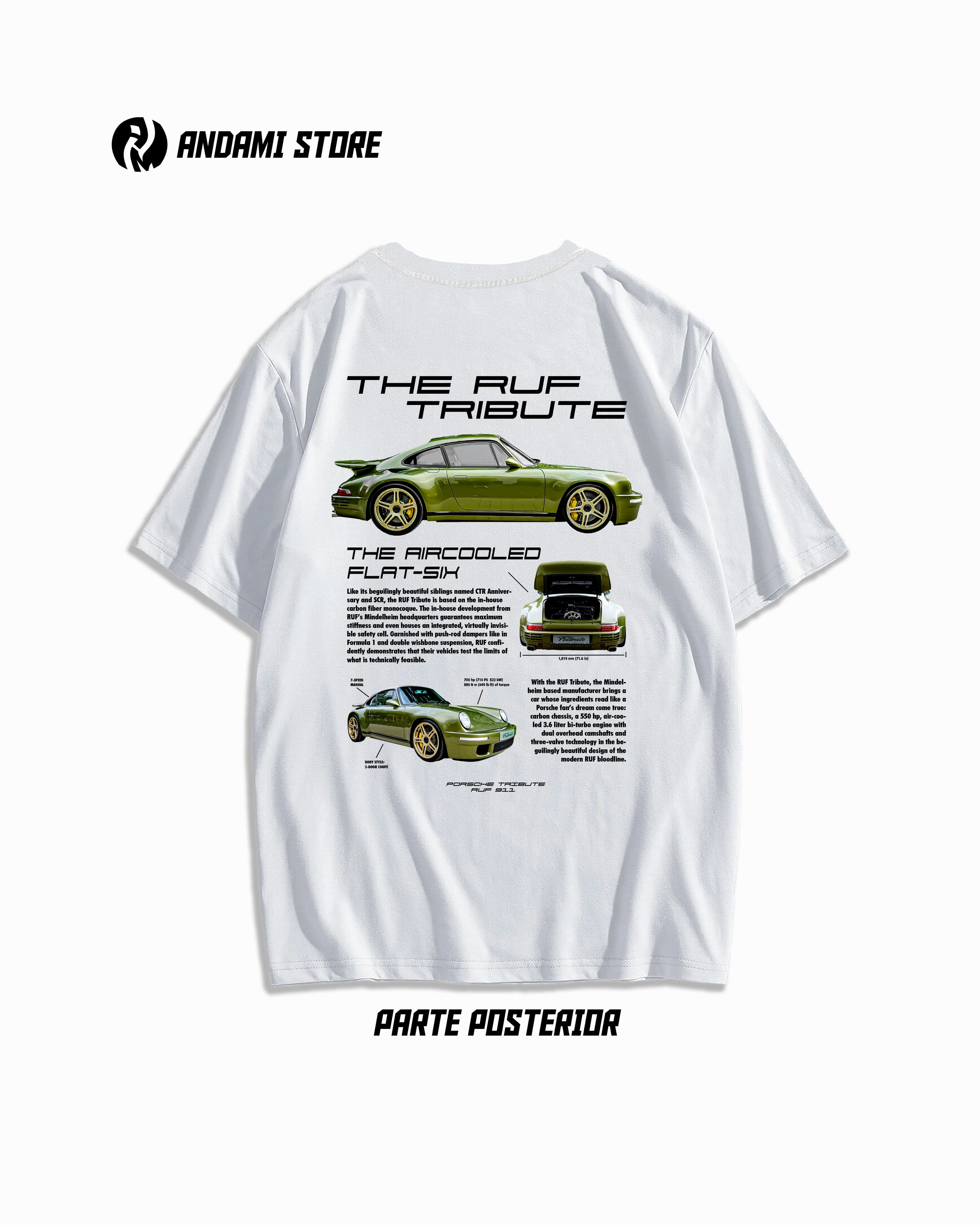 Porsche Ruf Tribute - Camiseta