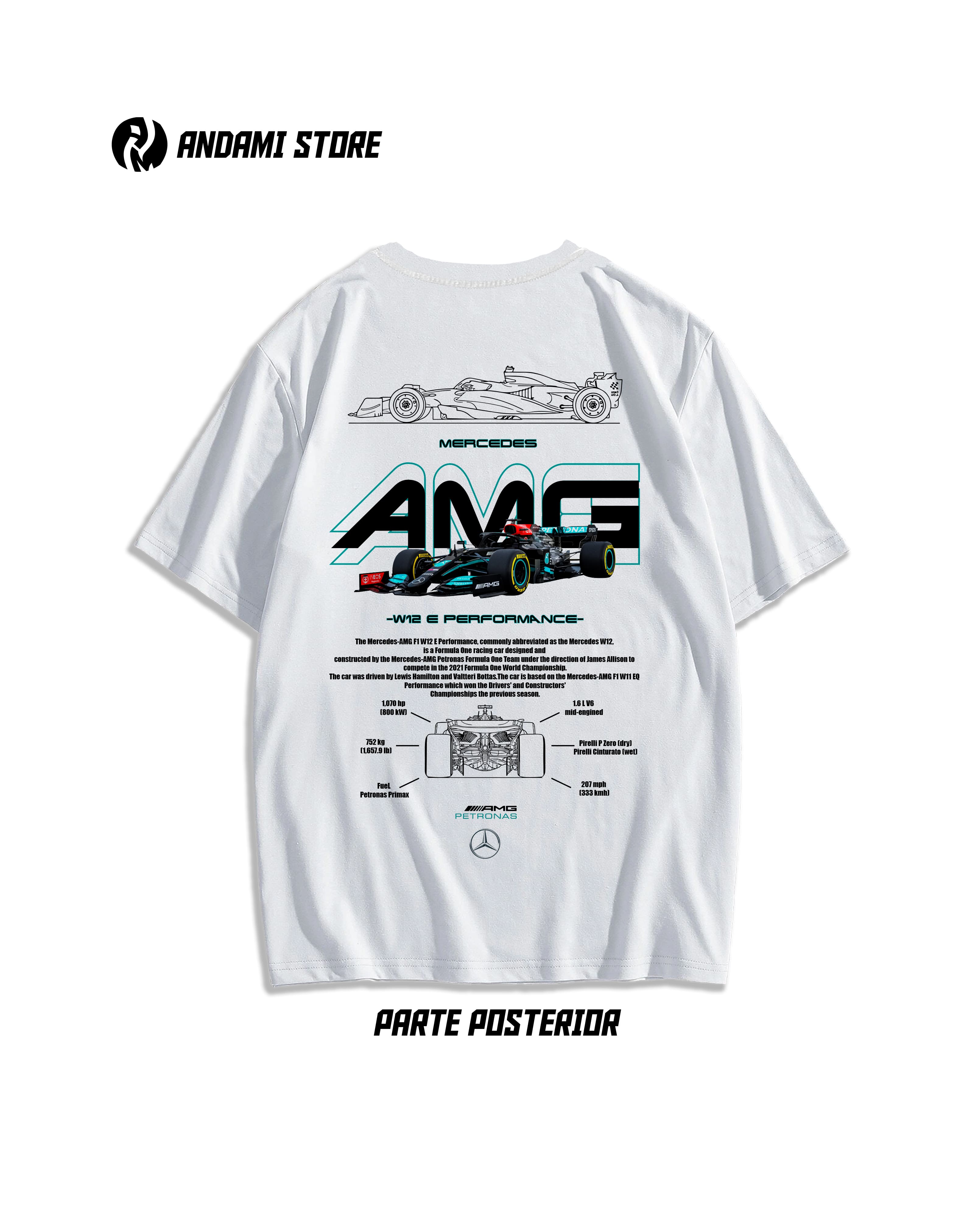 Mercedes AMG w12-E - Camiseta