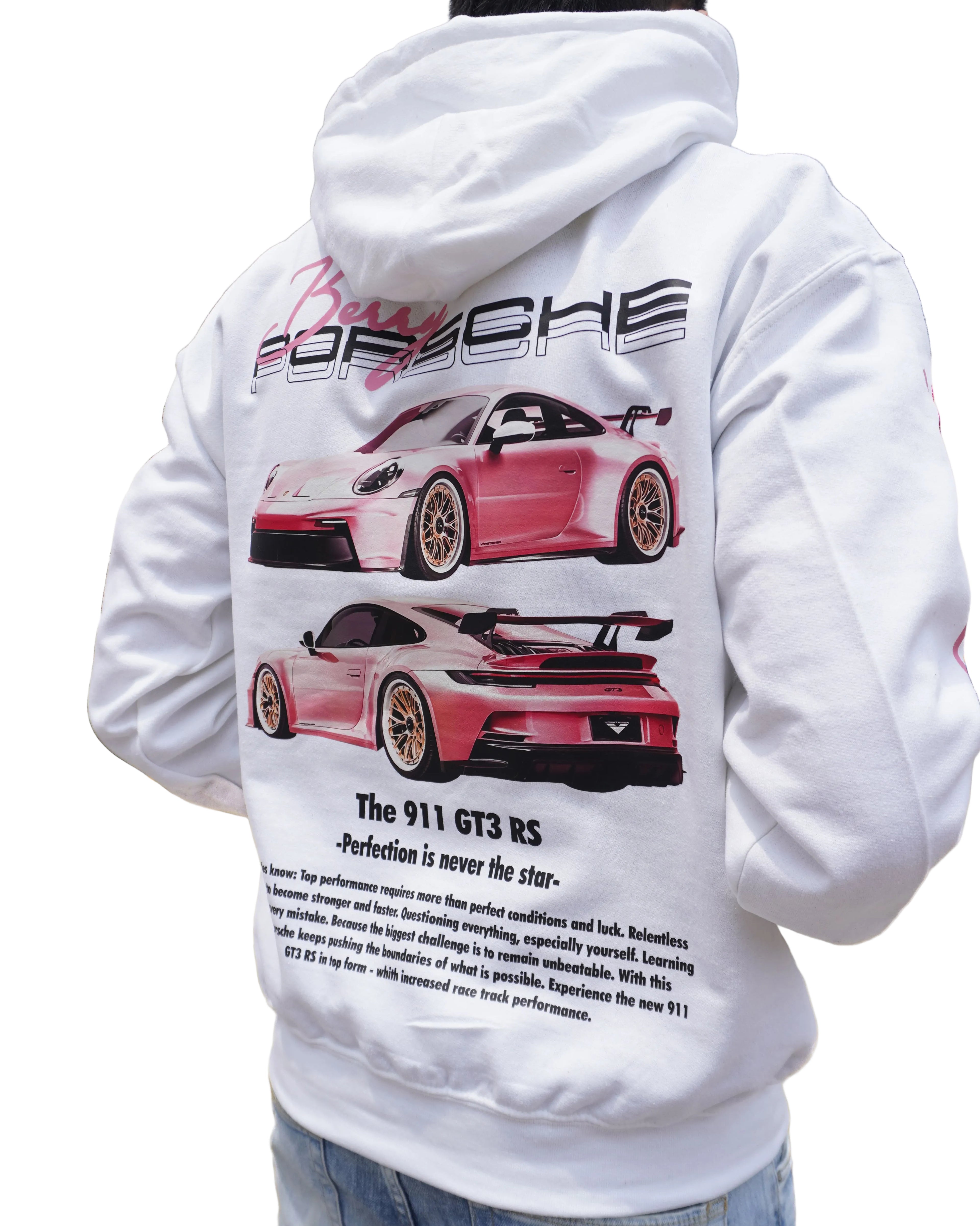 Hoodie Porsche GT3 pink