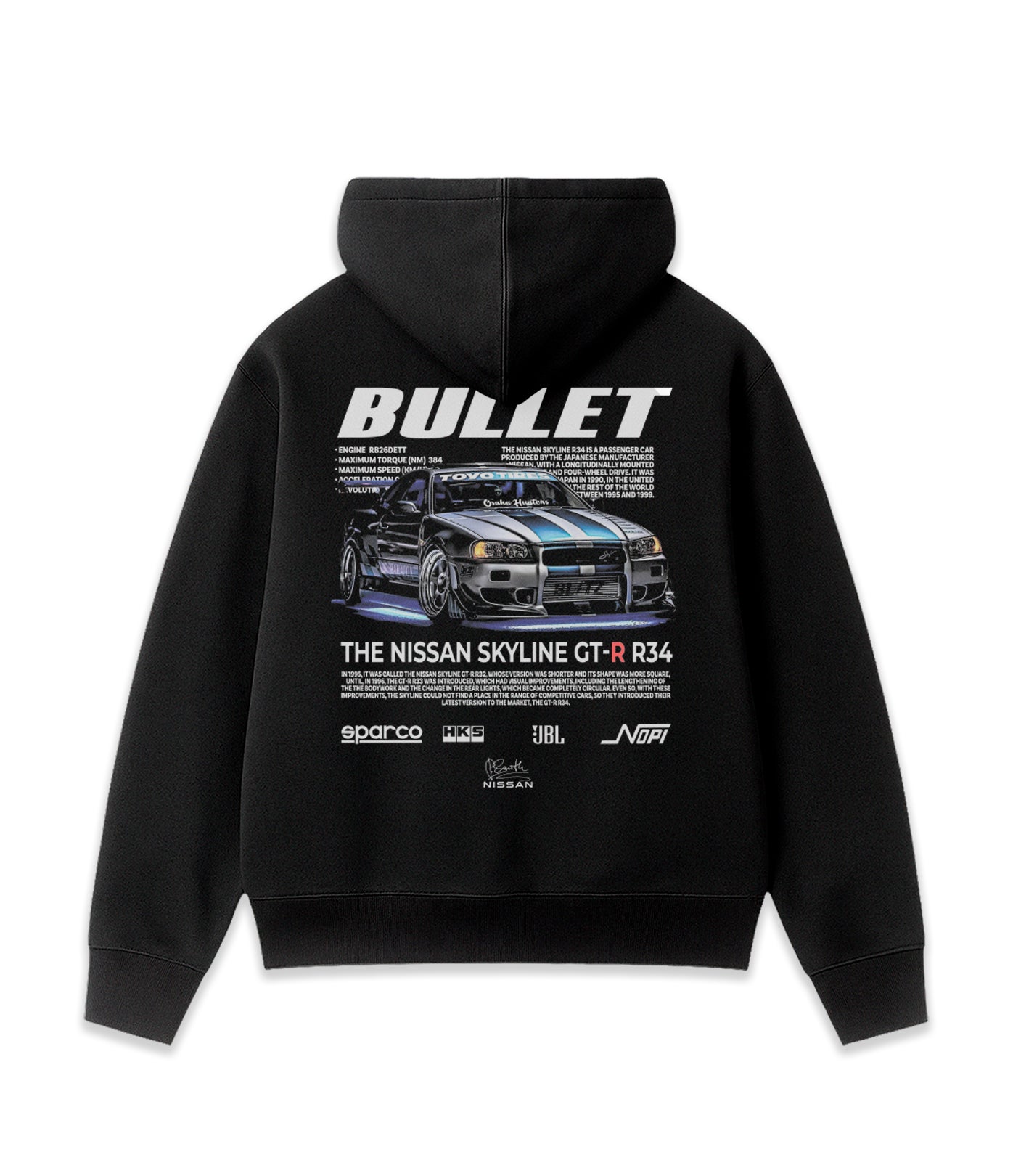 BULLET SKYLINE - HOODIE