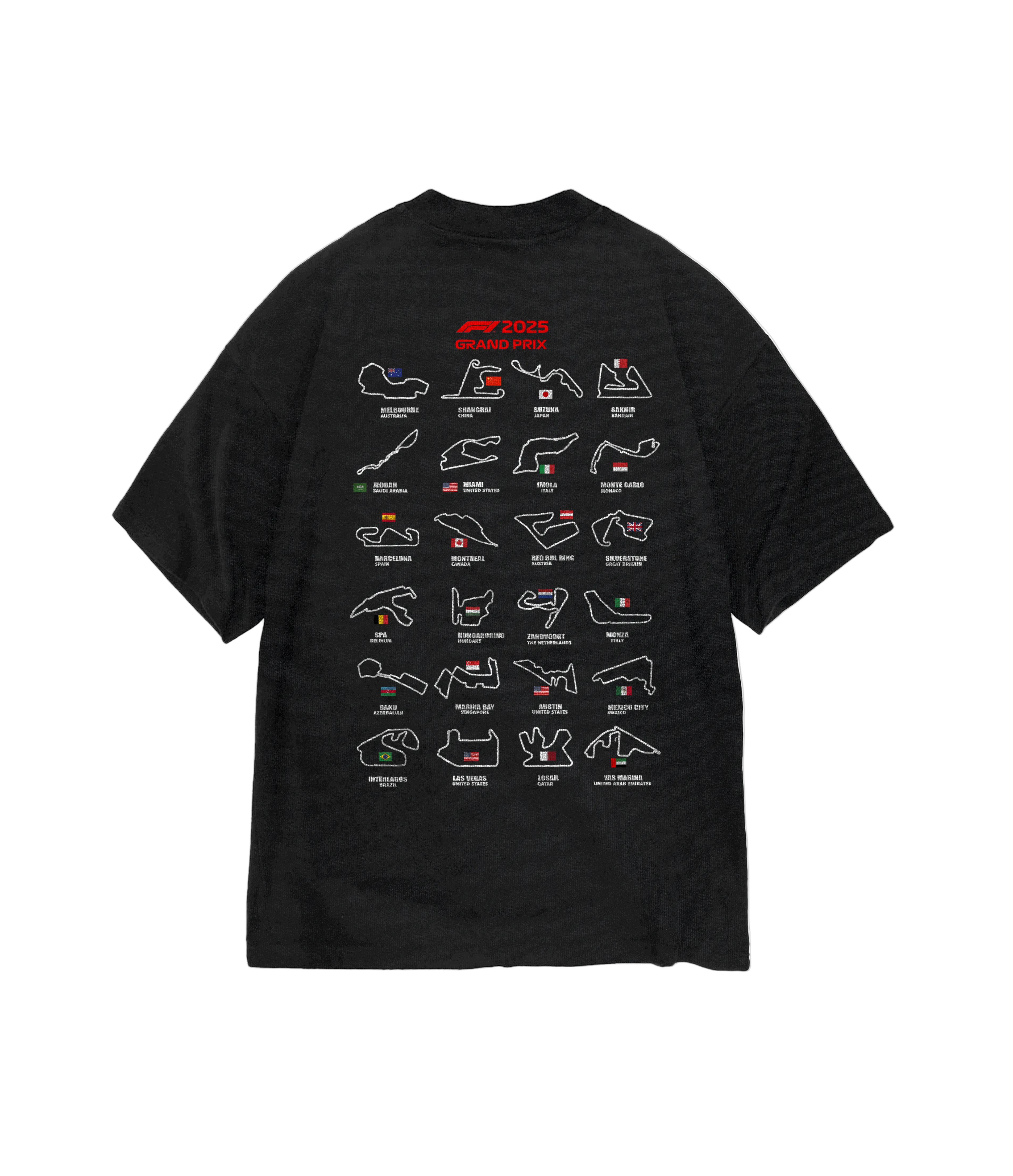 Calendario F1 - Camiseta
