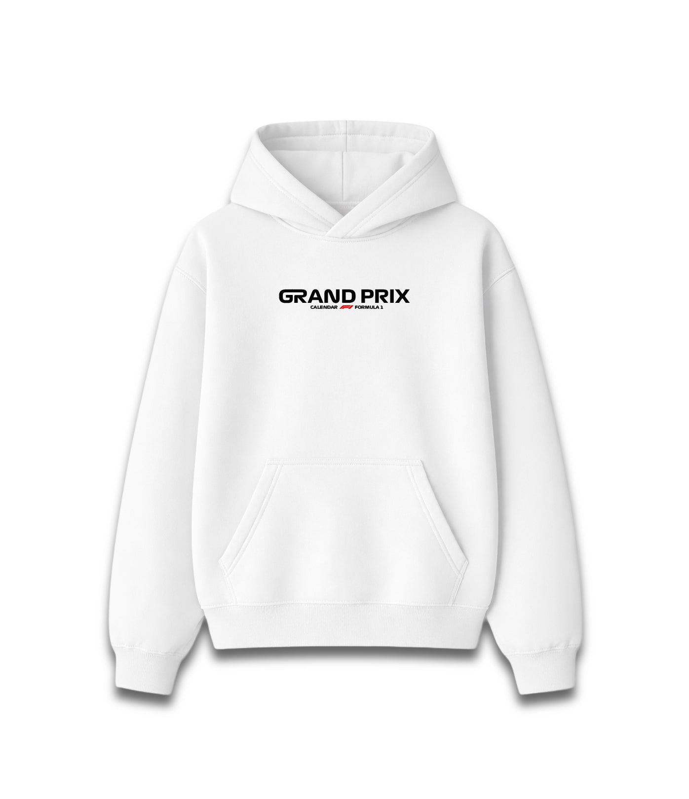 Hoodie calendario Fórmula 1 2026 algodón peinado 275gr
