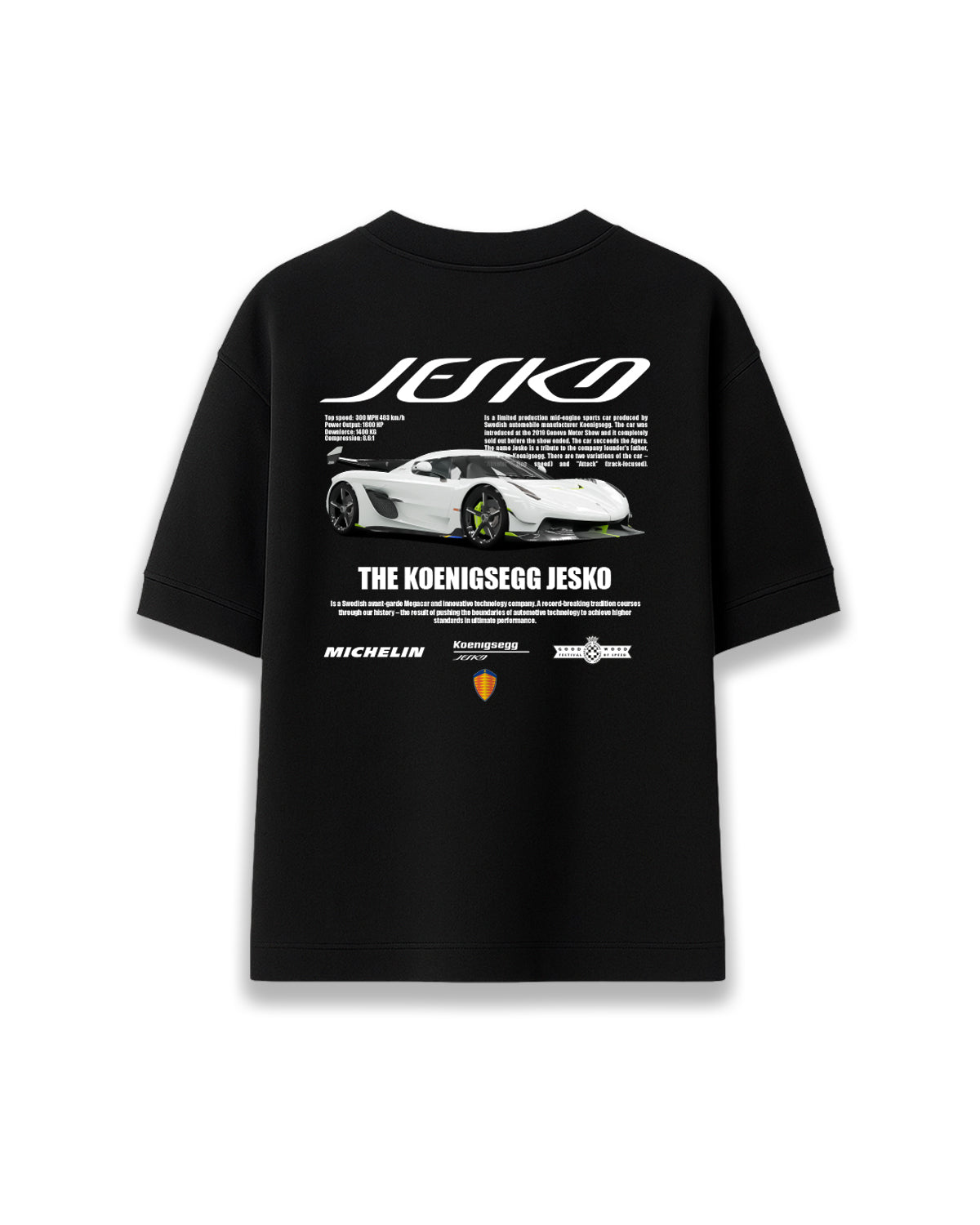Koenigsegg Jesko - Camiseta