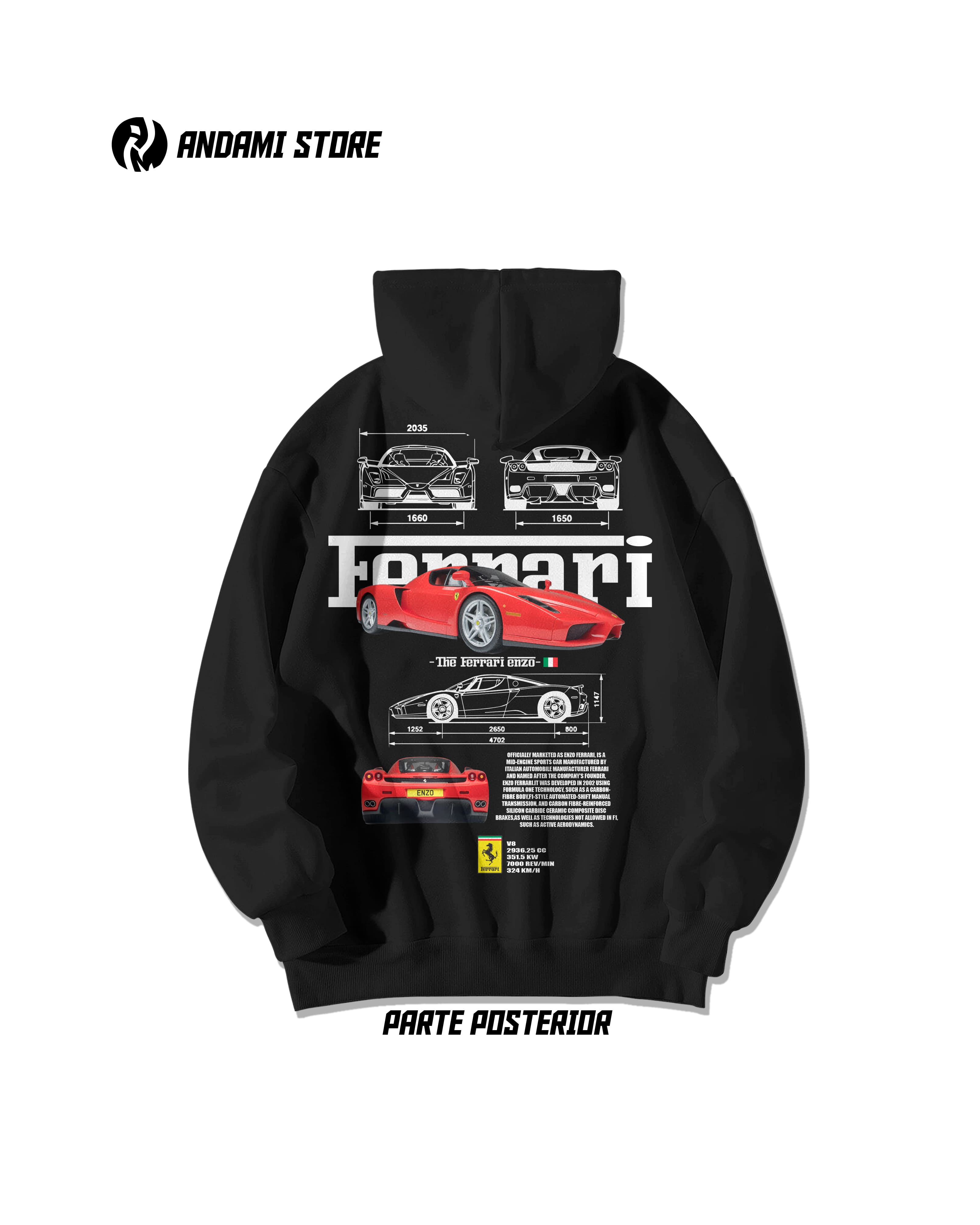 ENZO FERRARI - HOODIE