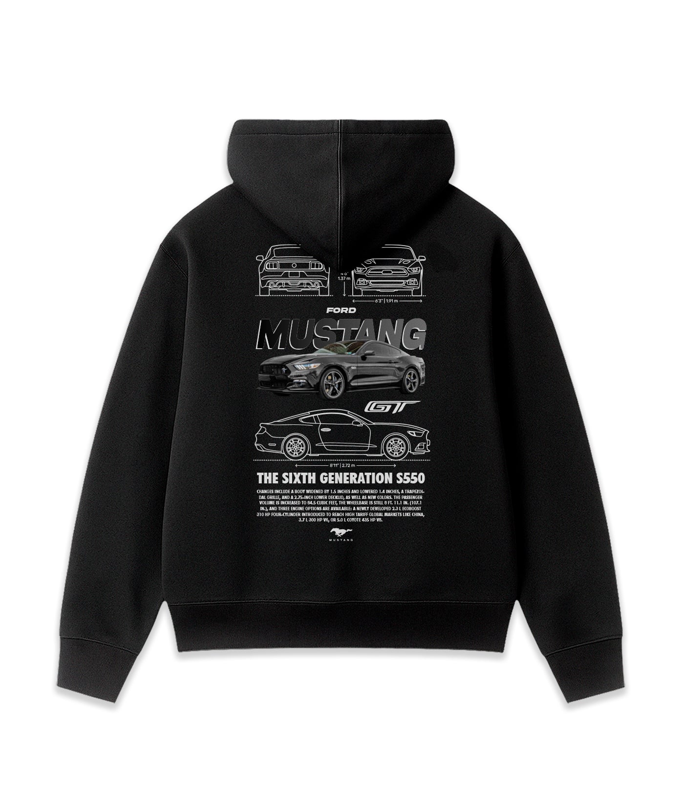 MUSTANG GT - HOODIE