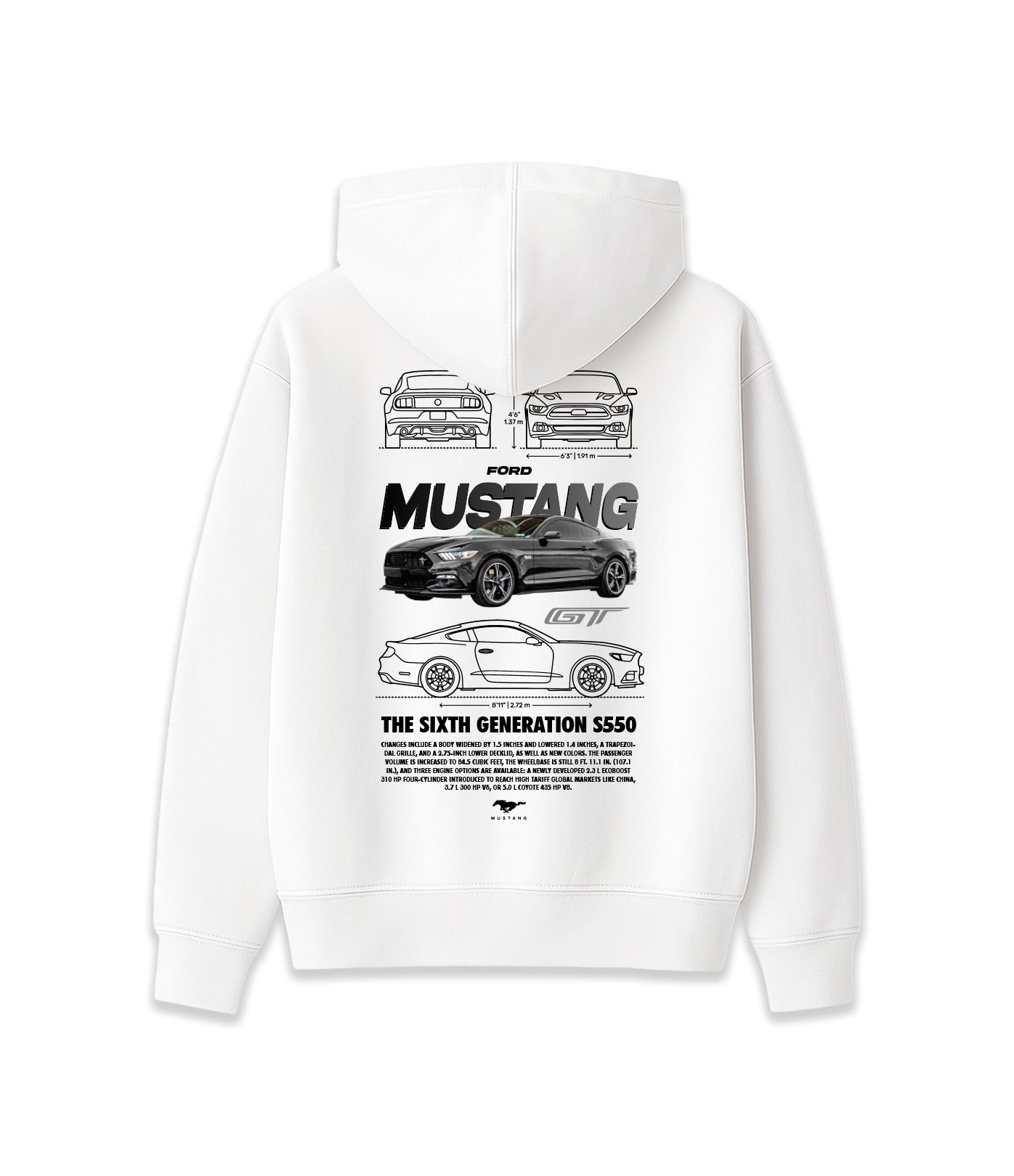 MUSTANG GT - HOODIE