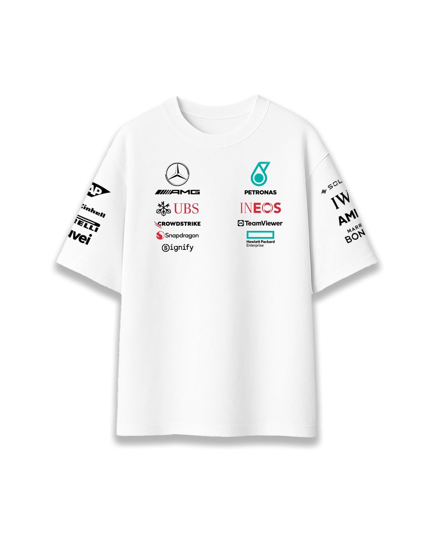 Camiseta Mercedes AMG Petronas F1 algodón peinado 250gr
