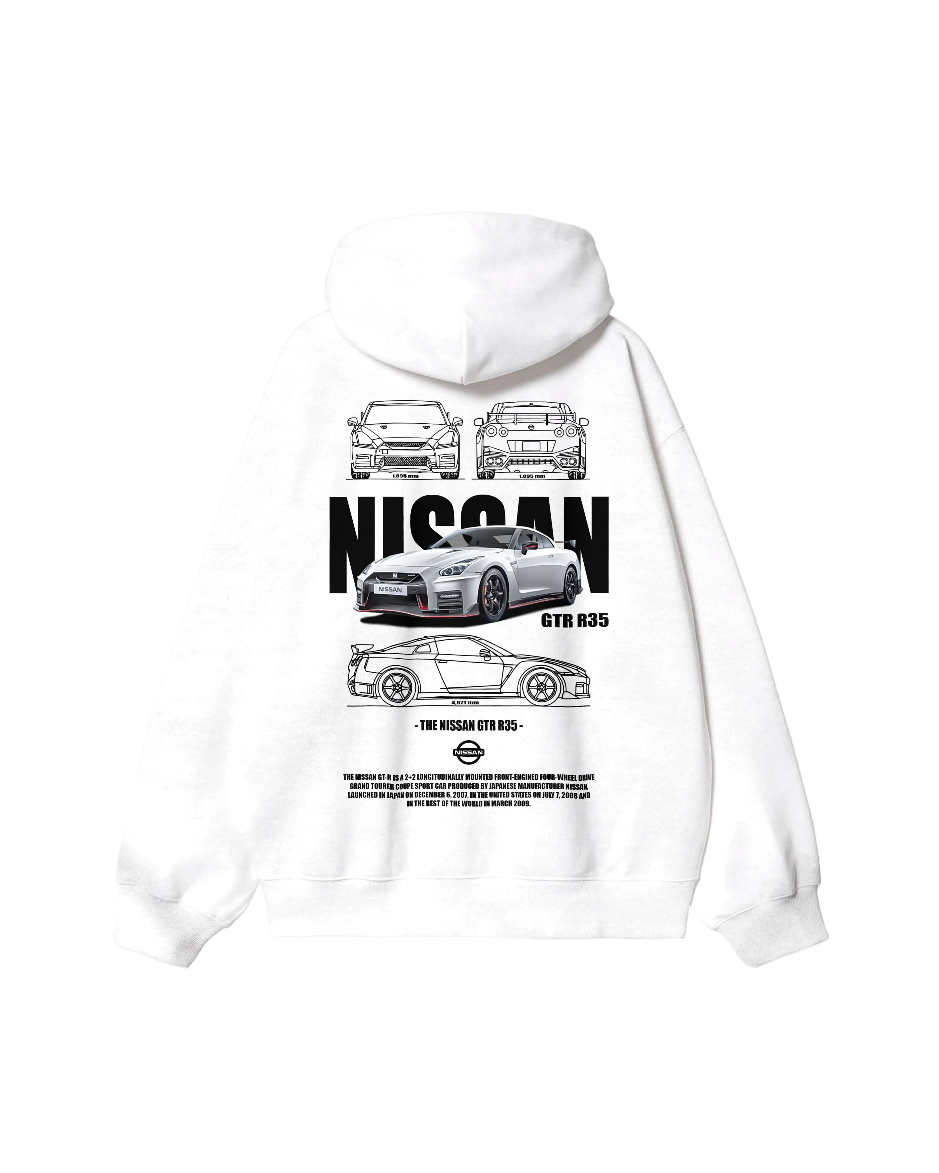 Hoodie Nissan gtr R35