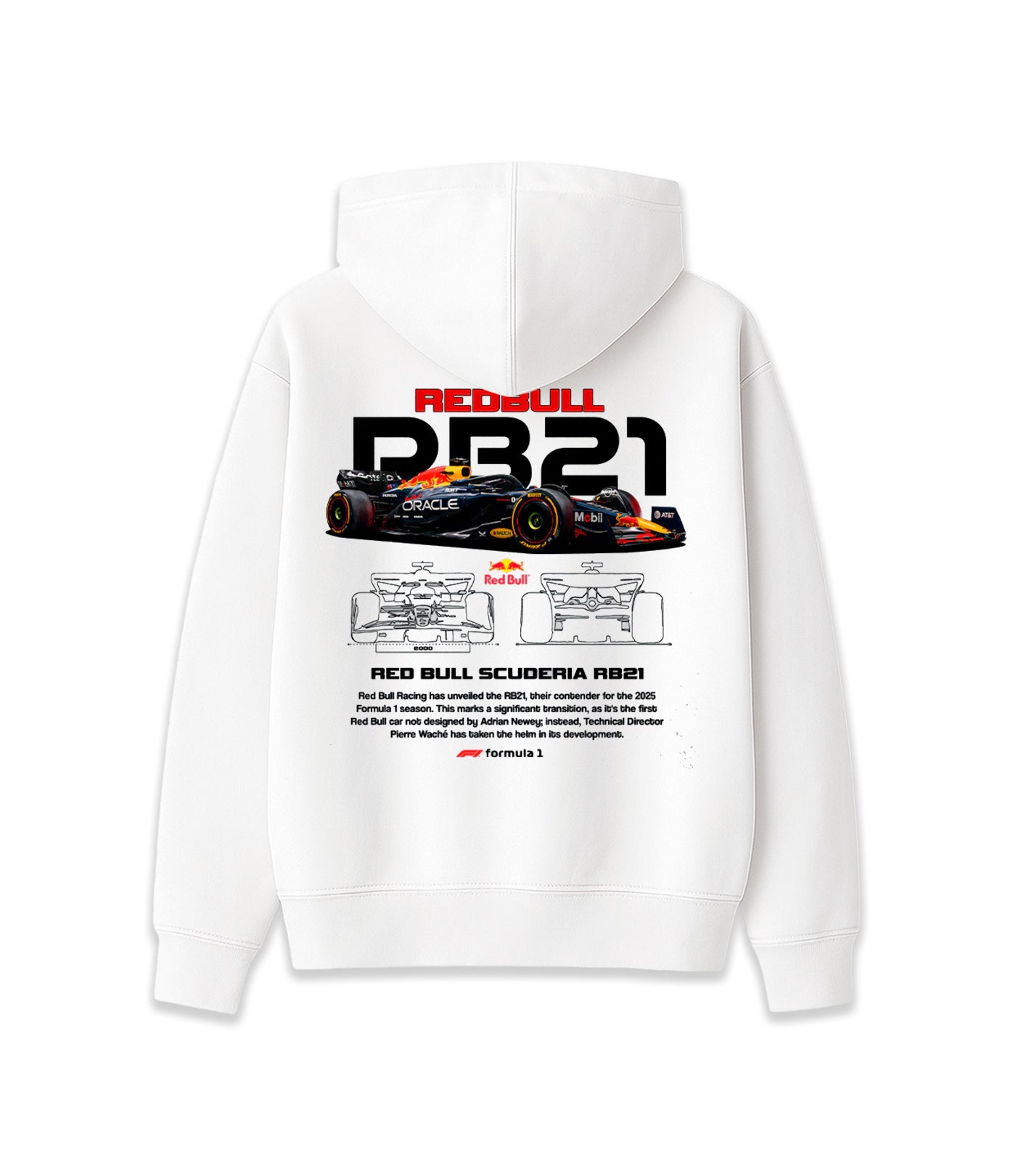 Hoodie Red Bull F1 RB21 – Streetwear Motorsport