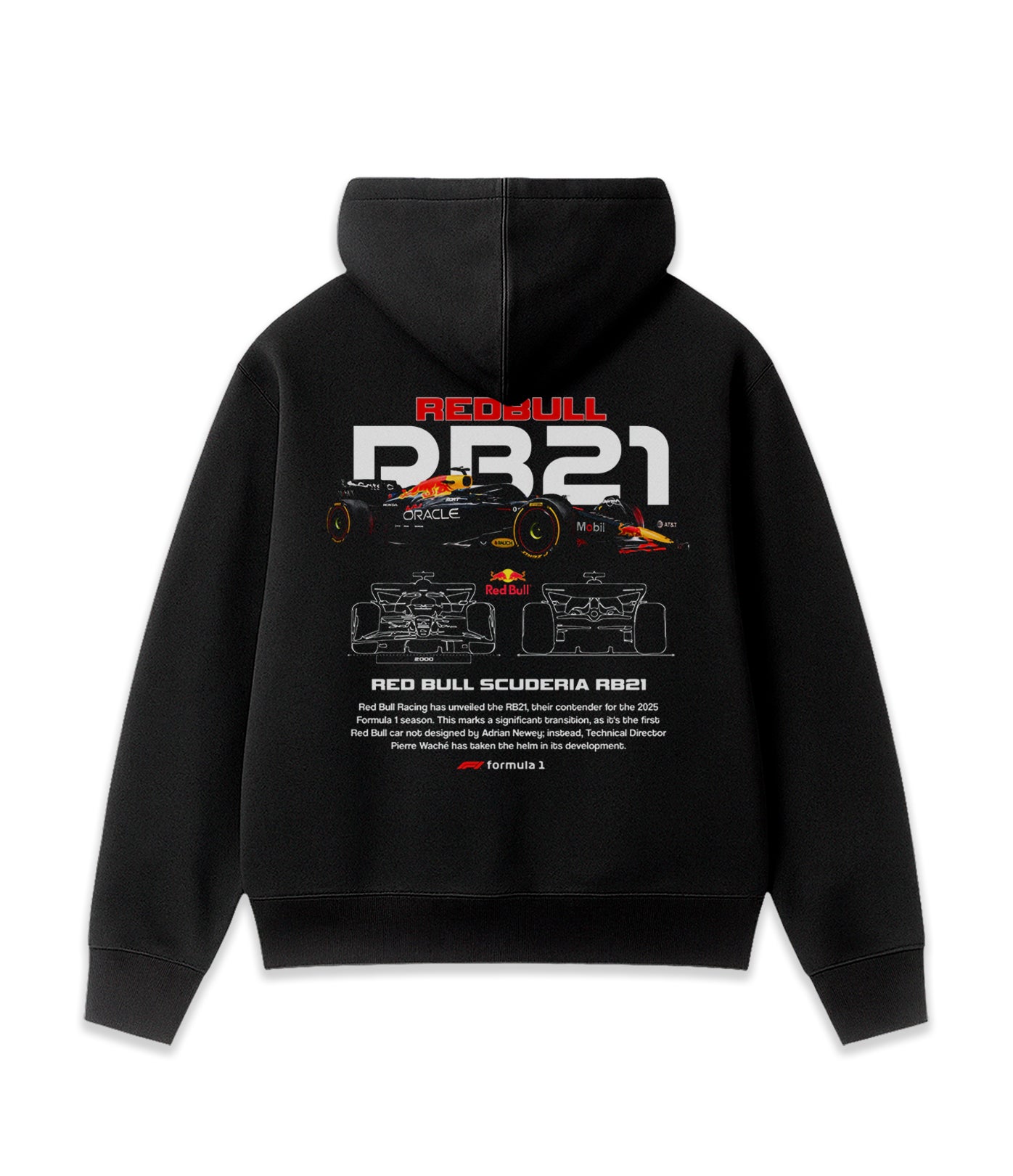 Hoodie Red Bull F1 RB21 – Streetwear Motorsport