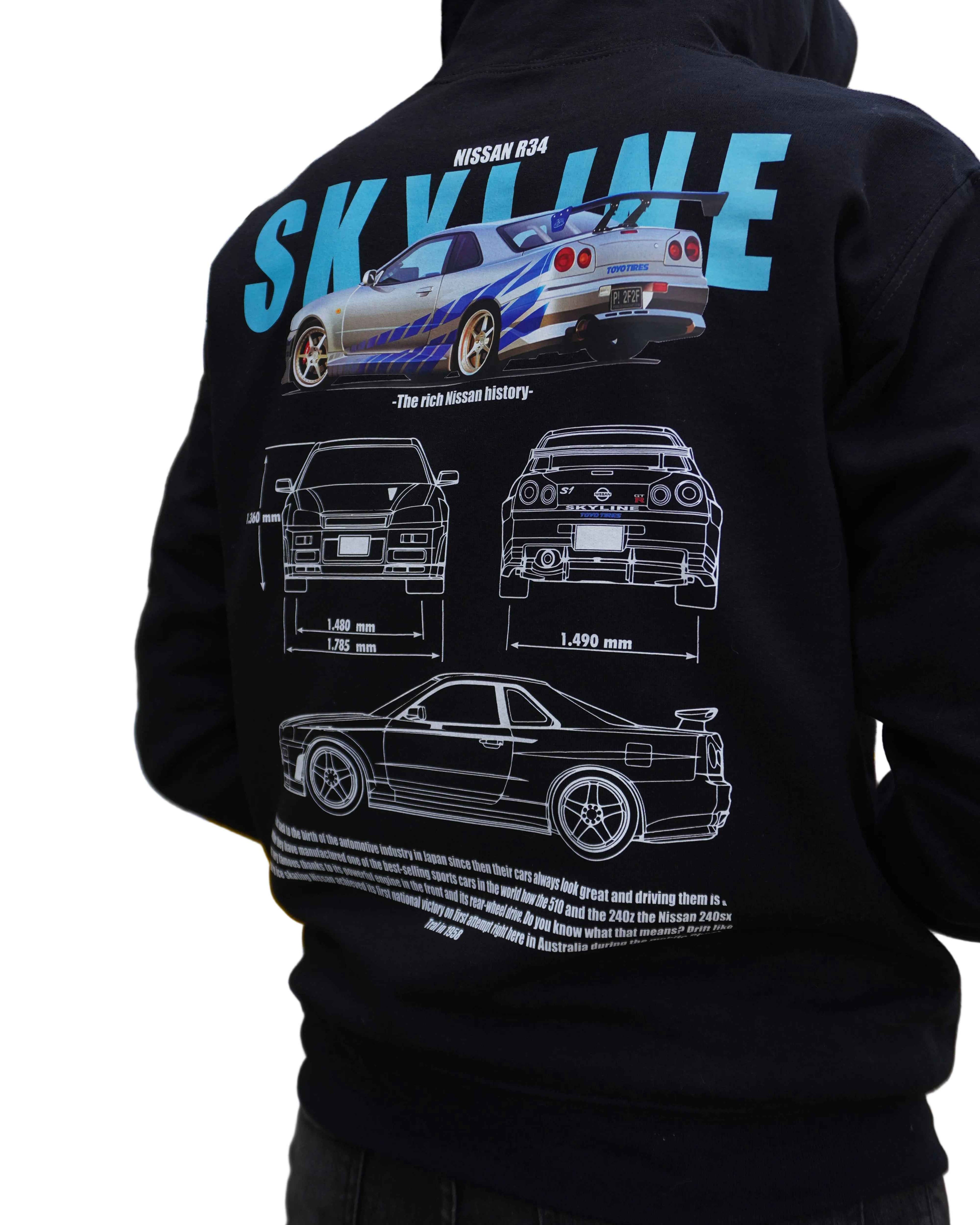 Hoodie Nissan Skyline r34
