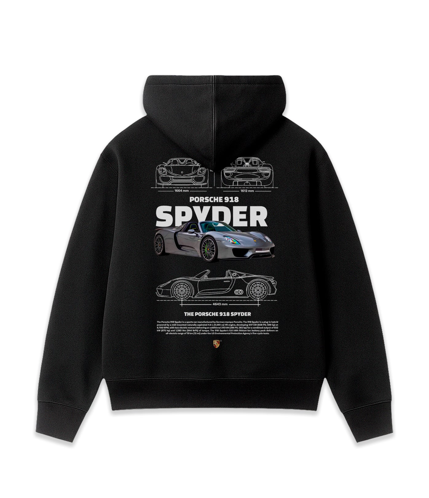 PORSCHE SPYDER 918 - HOODIE